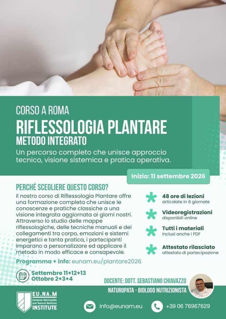 Corso di Riflessologia Plantare